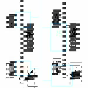 PDU METERED 1.4KW 120V 15A 0U NEMA 14 5-